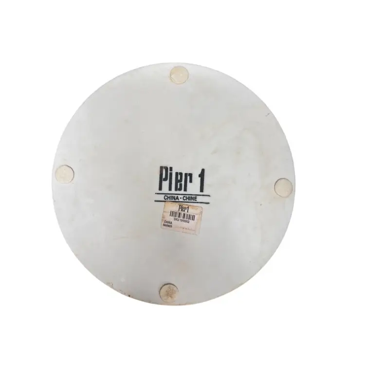 Trivet Porcelain Blue & White Flowers By Pier1 Imports 2007