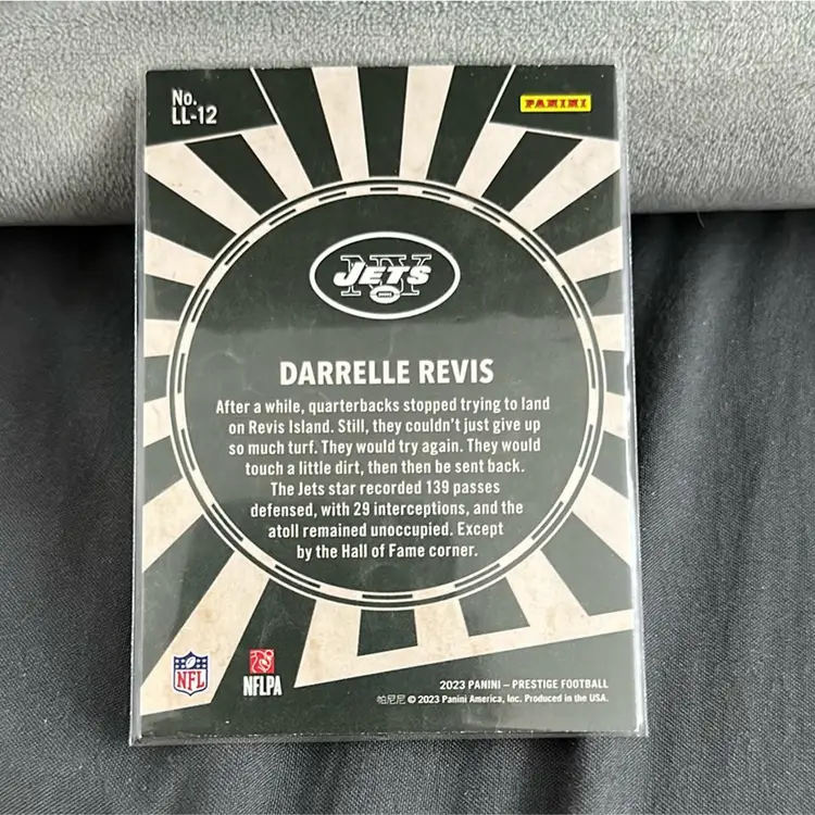 DARRELLE REVIS 2023 Panini Prestige LIVING LEGENDS #LL-12 New York Jets