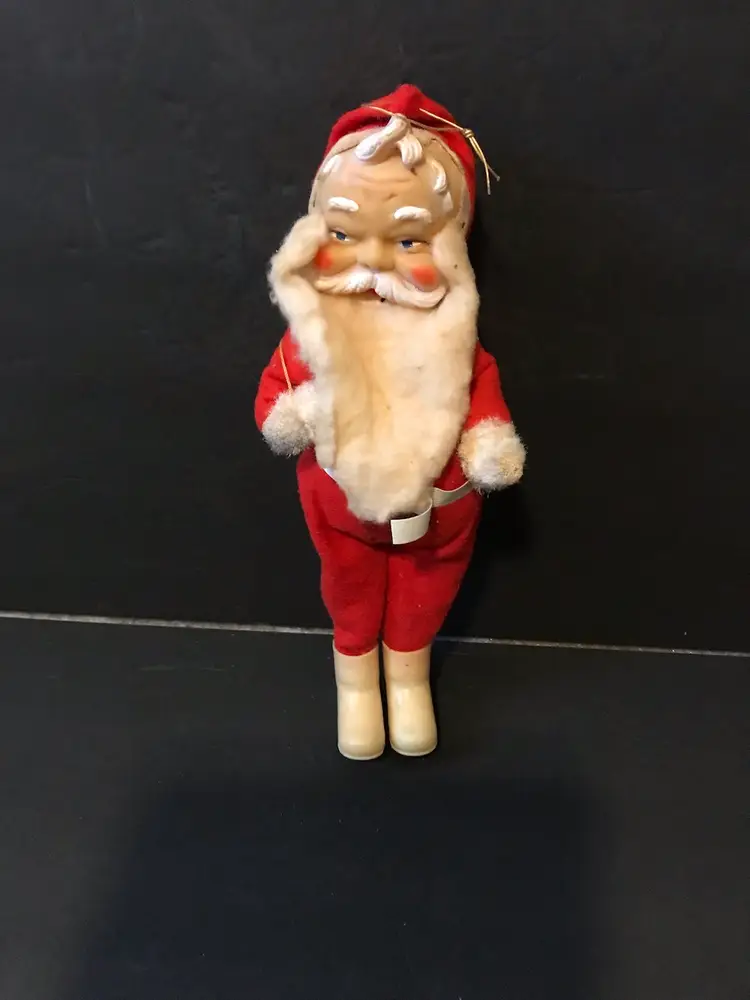 Vintage Santa Claus Doll Made in Japan Earl Bernard RUBBER FACE 1950-60's