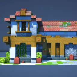 Minecraft Small Greek House