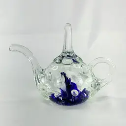 Joe St. Clair Tea Pot Paperweight Ring Holder