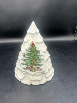 Spode Christmas Tree Night Light Cover Only- 4”
