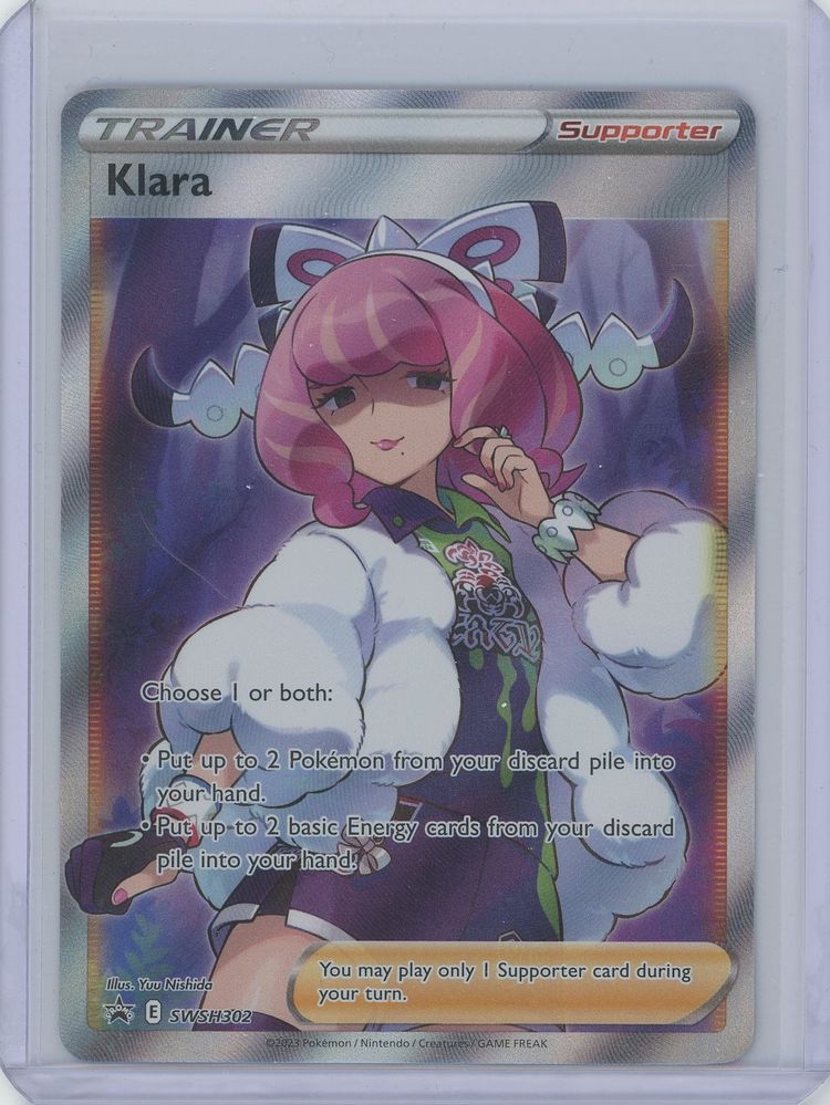 Pokémon Sword & Shield Promo Klara FA SWSH302