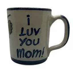 Vintage Louisville Kentucky Stoneware I LUV You Mom Mug
