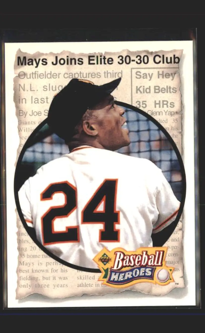 1993 Upper Deck #48 Willie Mays Baseball Heroes: Willie Mays - (137) - New York Giants