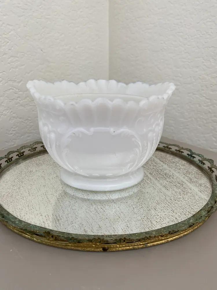 Vintage Milk Glass Dish