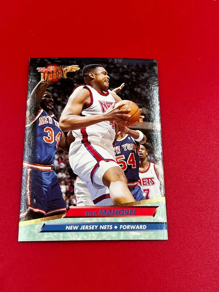 1993 Fleer Ultra Collector Basketball Trading Card Nets Rick Mahorn #316