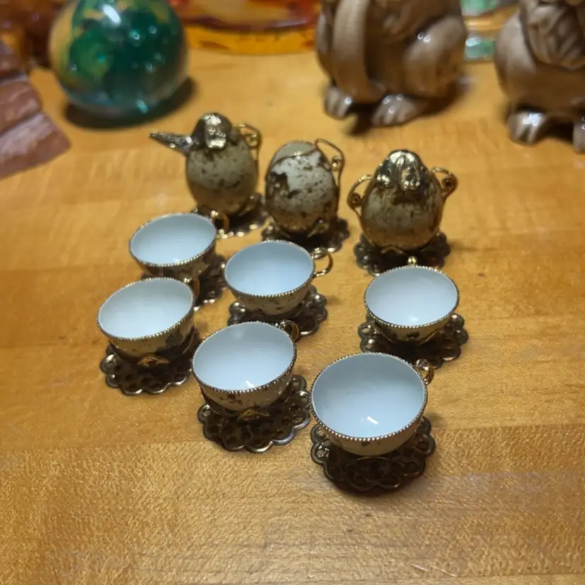 9 Piece Quail Egg Mini Tea Set