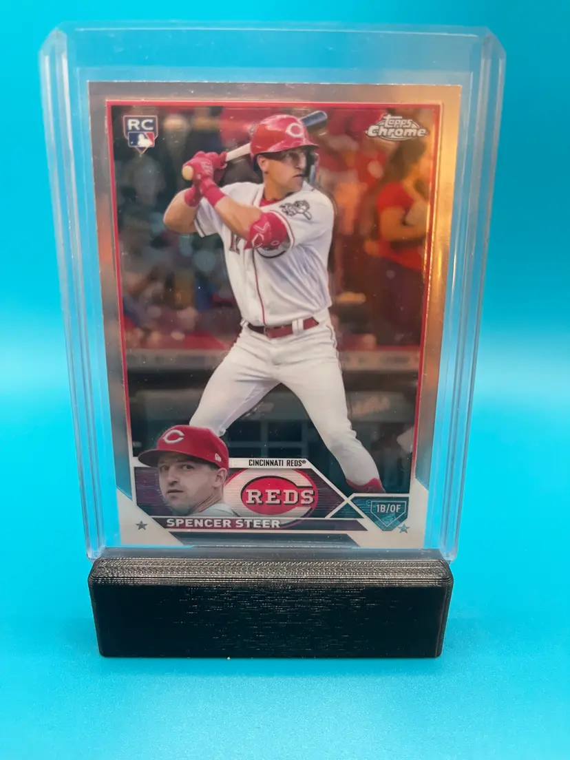 Spencer Steer Topps Chrome RC Cincinnati Reds