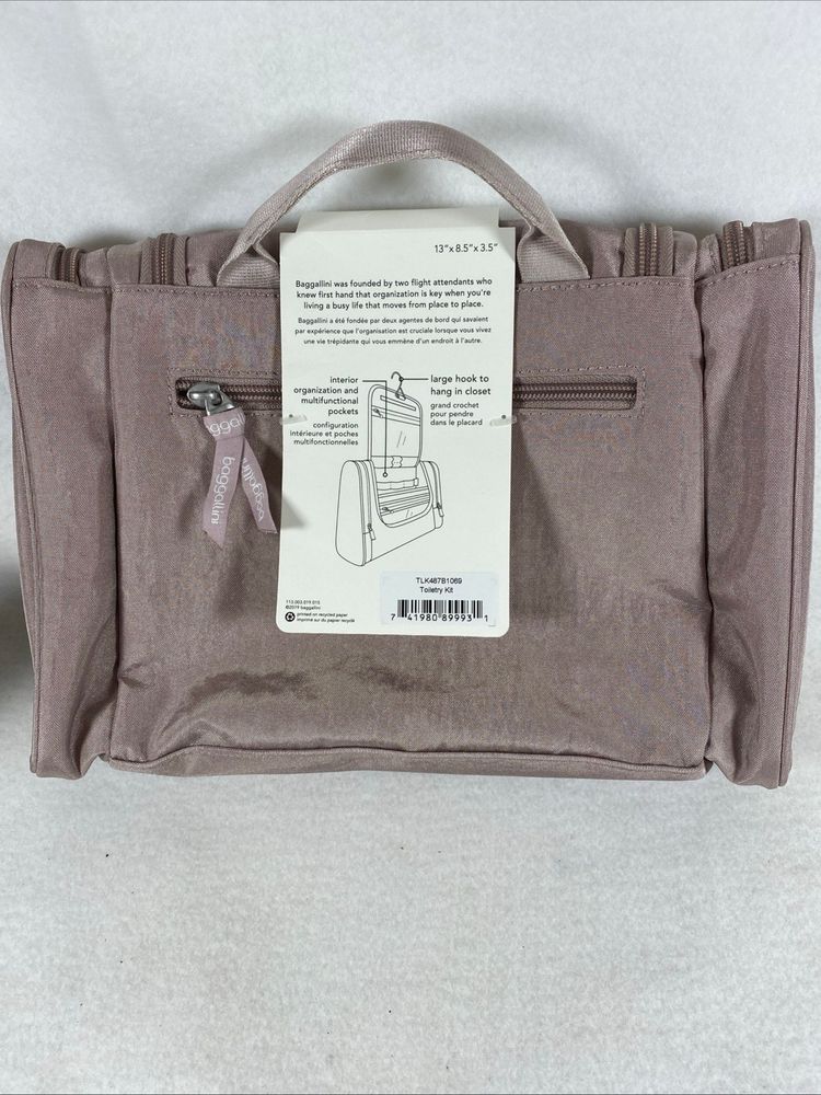 Baggallini Toiletry Kit New Mauve/ Dusty Rose
