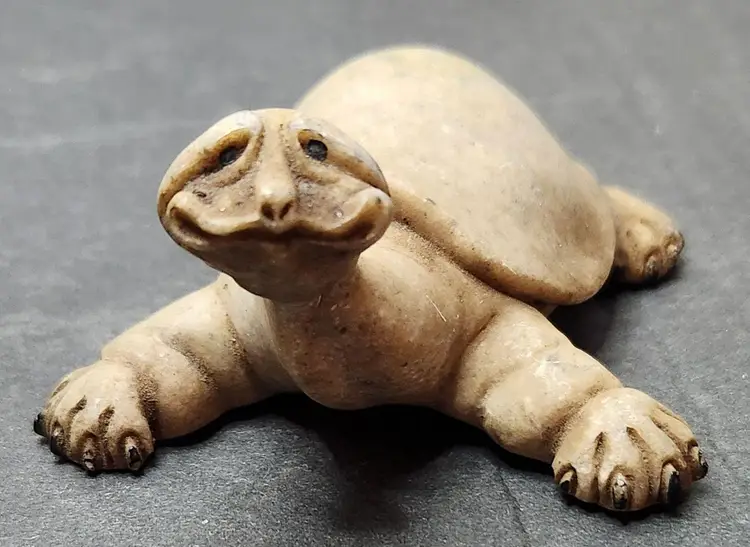 Quarry Critters Tortoise Turtle Second Nature Animal Art Tracy 2000's