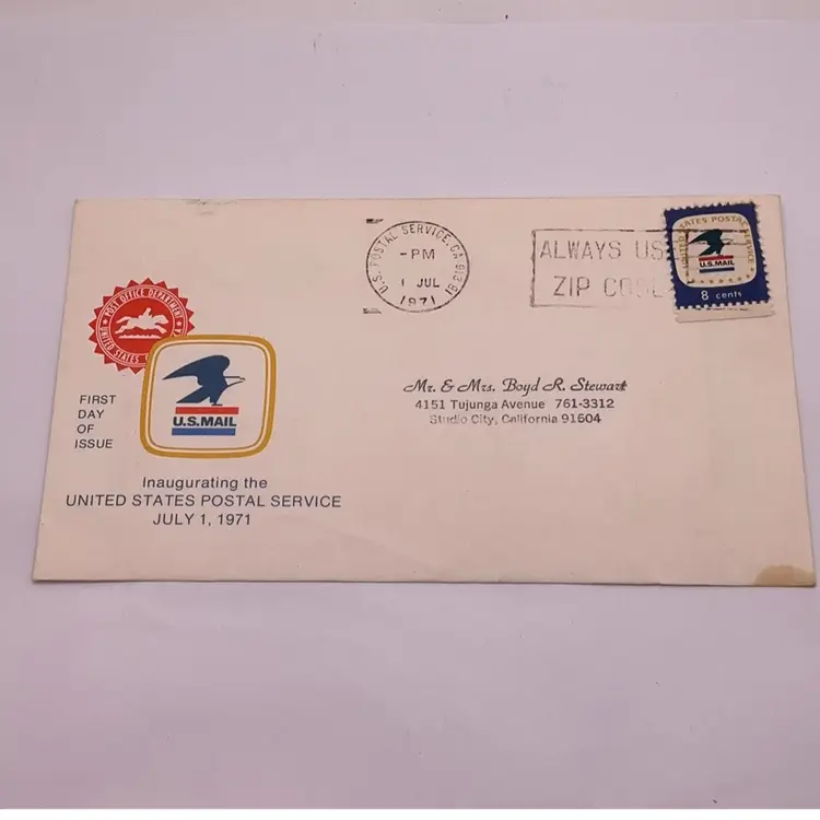 PP3 First Day of Issue 1971-78 USPS Lot of 3 Cancelled