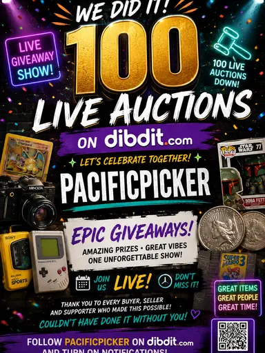 100 Live Auctions Giveaway Show