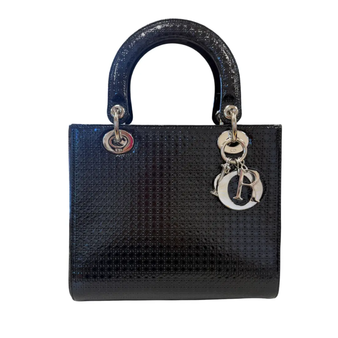 Dior Black Patent Lady Dior