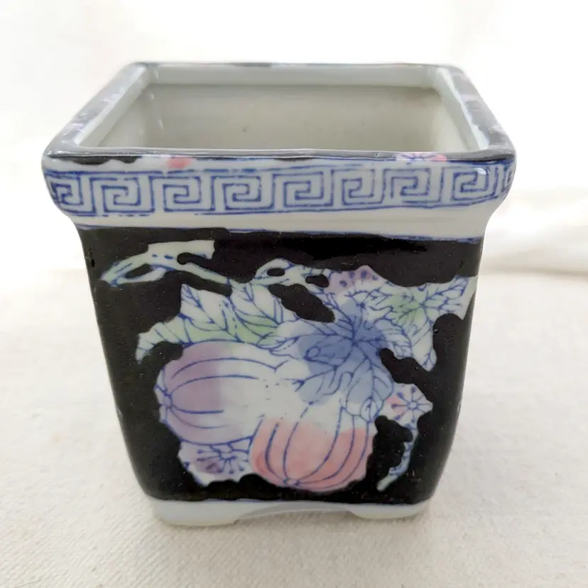 Small Ceramic Planter with Melons