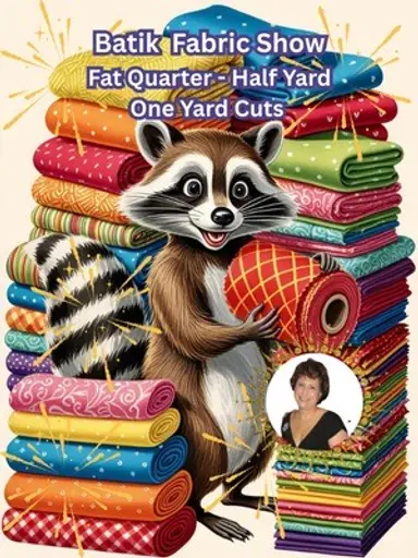 Batik Fat Quarters , Half & One Yard Pieces and Surprises
