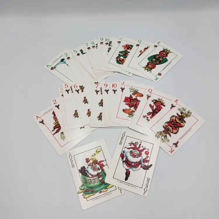 Christmas Poker Card Set