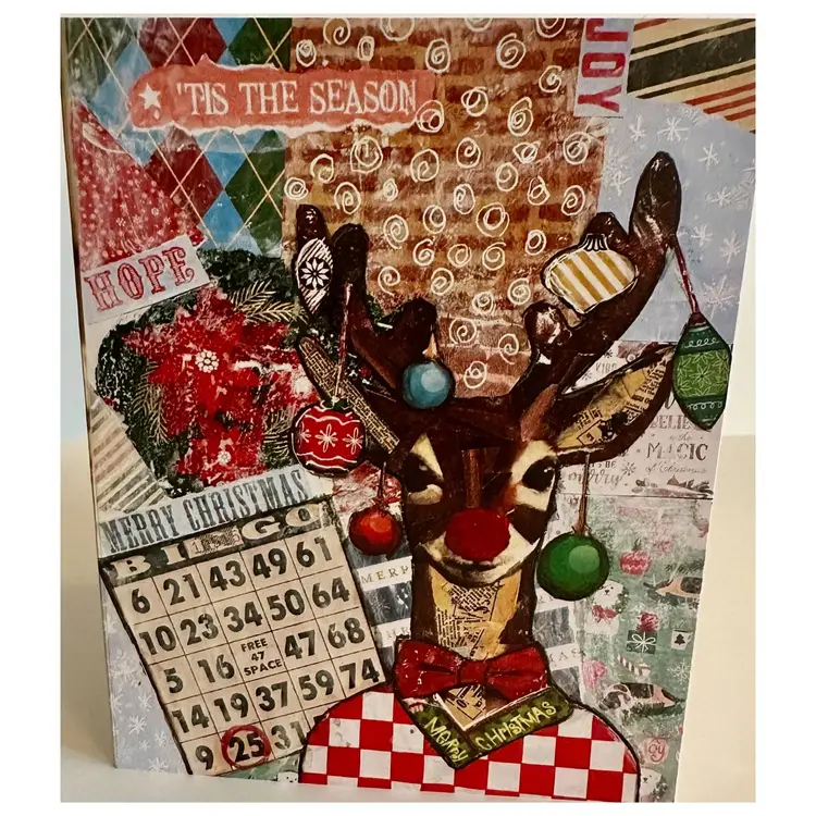 'Tis the Season Reindeer Note Cards Set of 4