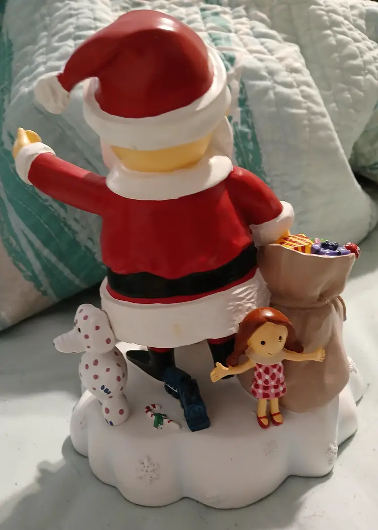Santa And Rudolph Figurine