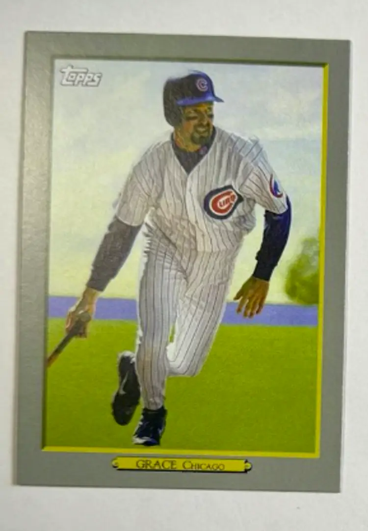 Chicago Cubs 4 Card Baseball Lot - Mark Grace - Caleb Kilian - Robel Garcia - Mike Tauchman