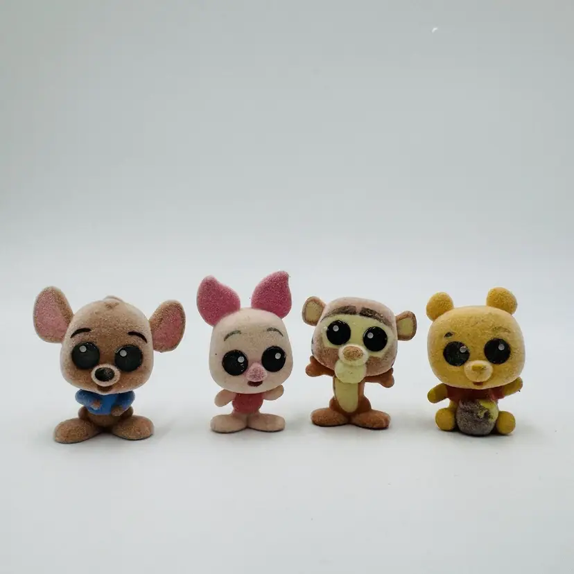 Disney Doorables Series 6 Pooh's Friend Flocked Roo Kangaroo Tigger Piglet Pooh