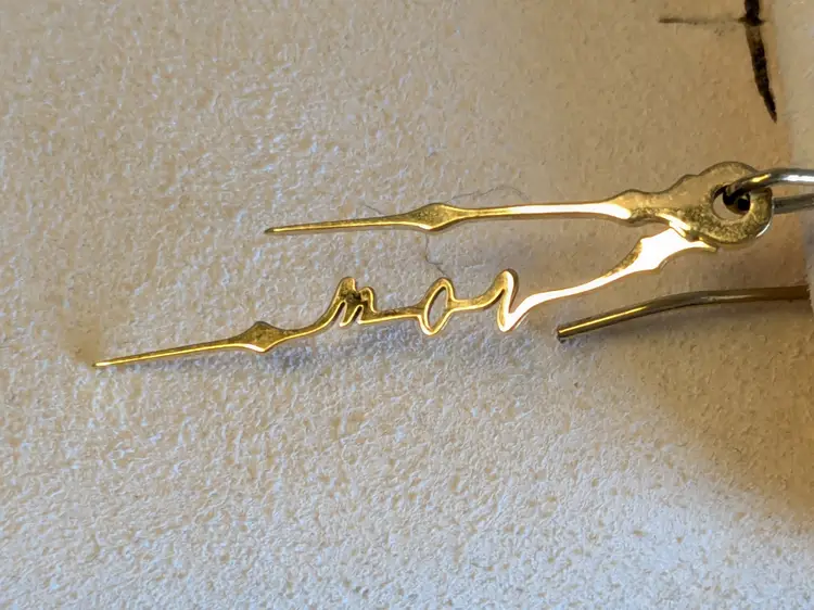 Eden Gold Plated NOW Pierced Drop Earrings