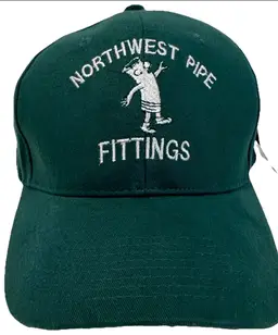 Northwest Pipe Fittings Forest Green Adjustable Hat - NWT