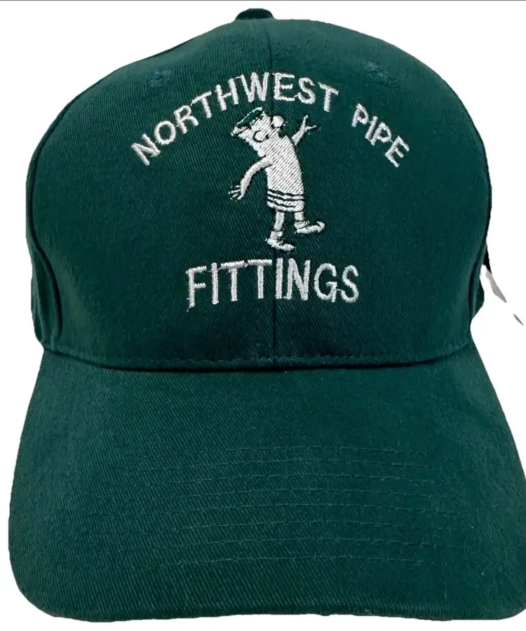 Northwest Pipe Fittings Forest Green Adjustable Hat - NWT