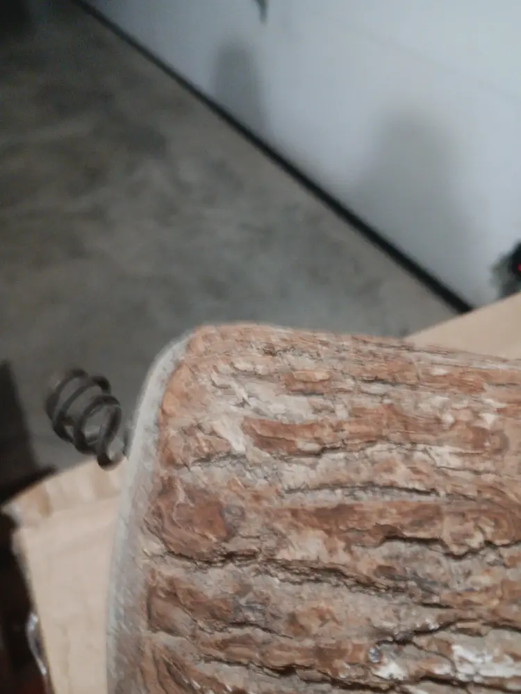 Rustic Wooden Pig Sculpture