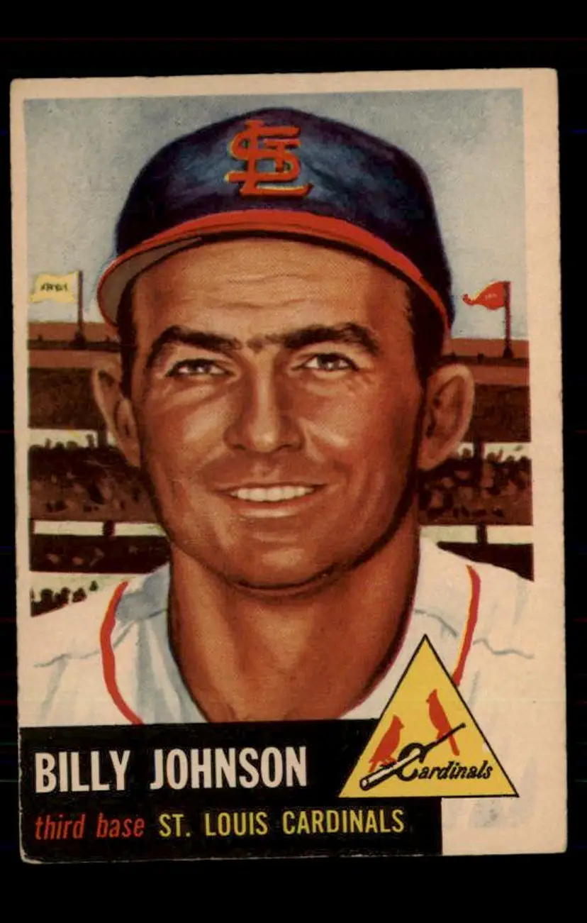 1953 Topps #21 Billy Johnson - (pk-tl1) - St. Louis Cardinals