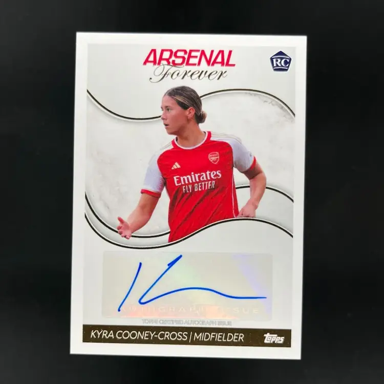 Kyra Cooney Cross 2024 Topps Arsenal Forever Autograph Soccer Card
