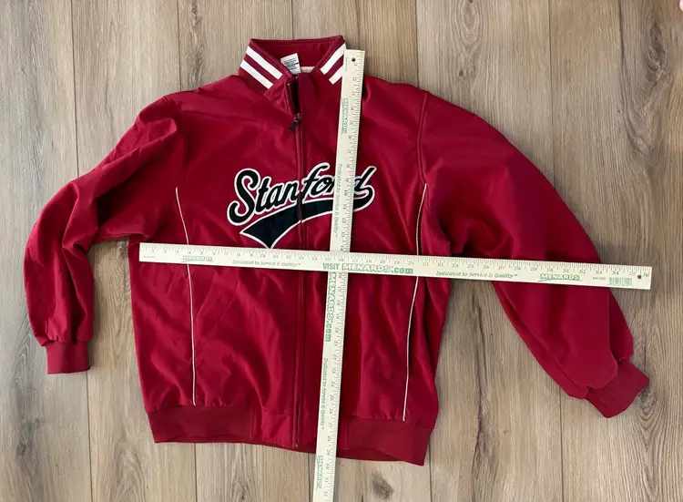 Vintage Men’s Stanford Full Zip Jacket Size XL Campus Drive Palo Alto Cardinals