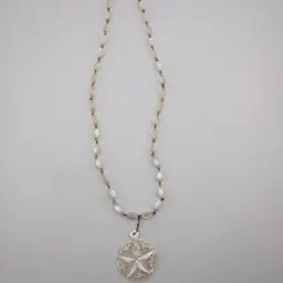 Vintage mother of pearl necklace