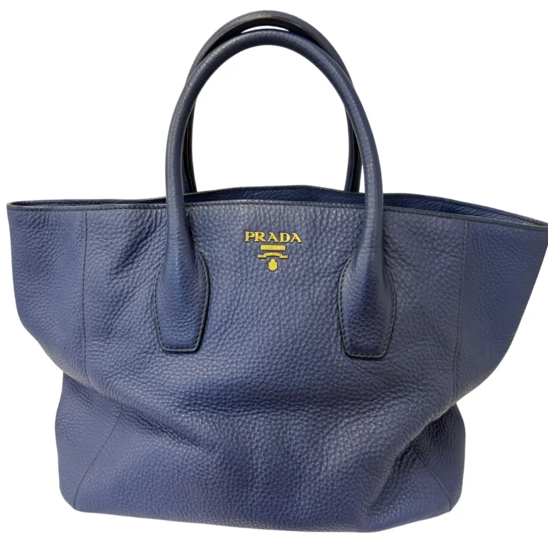 Prada Navy Tote