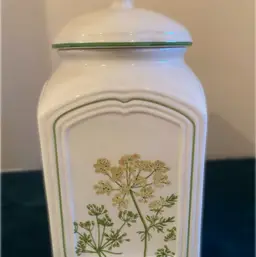 Villeroy & Boch "Althea Nova Charm" Ceramic Lidded Canister 11.25"