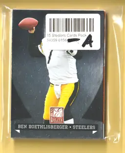 15 Card Pack A Pittsburgh Steelers Ben Roethlisberger