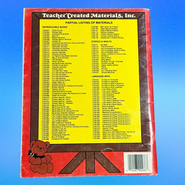 Vintage Softcover Edition Apples Thematic Unit