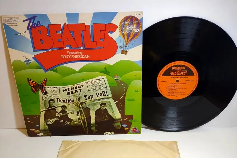 The Beatles Featuring Tony Sheridan Vinyl LP Record Album Contour CN 2007 UK