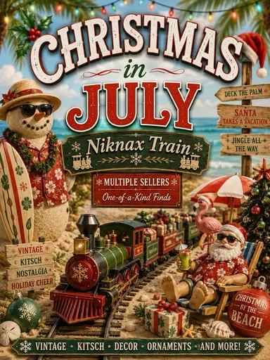 CHRISTMAS IN JULY  25th @7:45PM