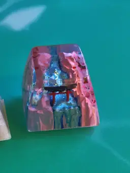 NEW Resin Cherry Blossom Torii Gate Artisan