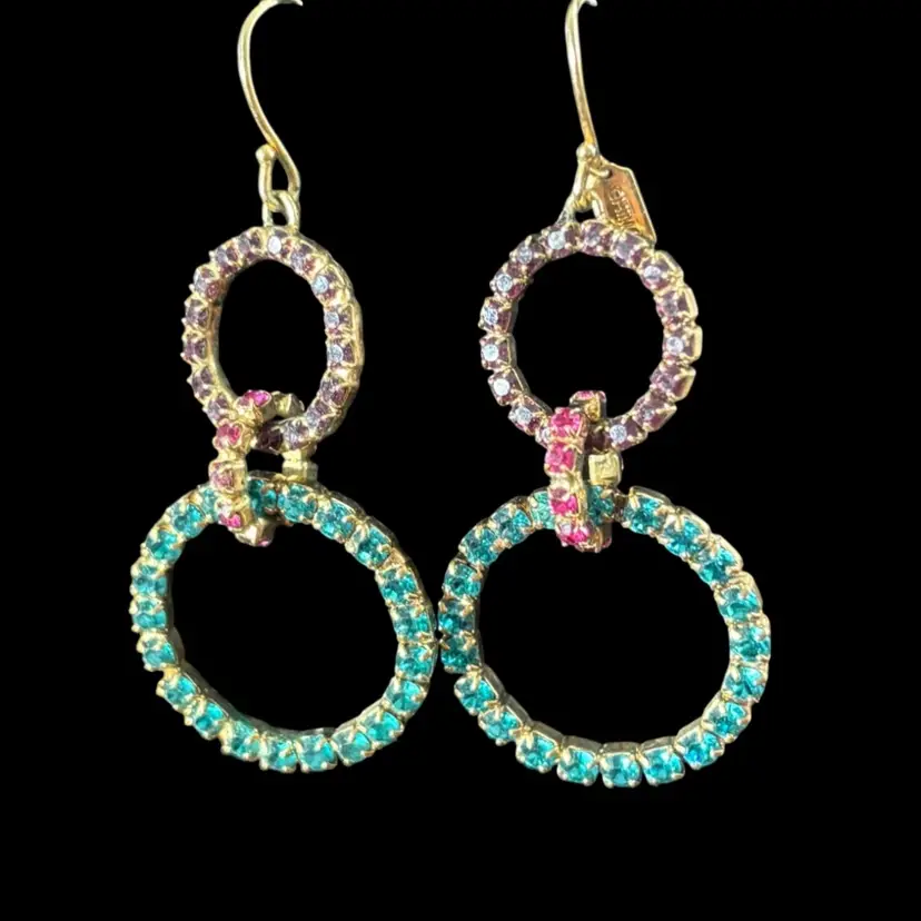 Coach Rhinestone Earring