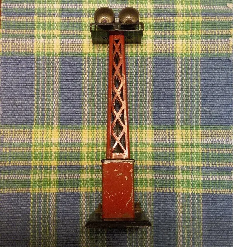 Vintage Model Train Light tower