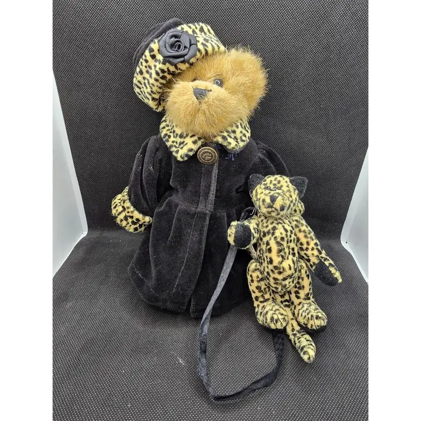 Boyds Bears 1999 Bailey With Dottie TF Wuzzies Leopard 20th Anniversary 9199-12
