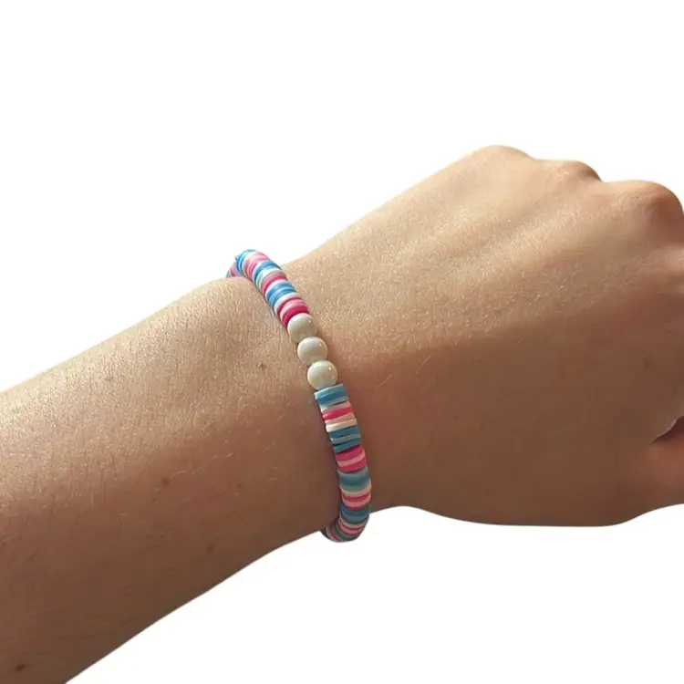 Cotton Candy Bracelet Handmade Adult