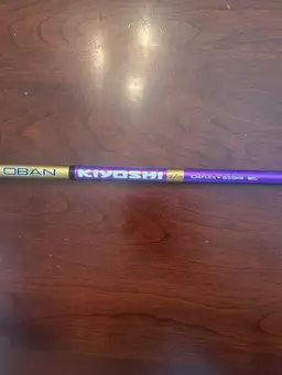 Oban Kiyoshi Purple Stiff Driver Shaft Callaway Tip