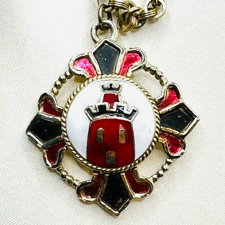 Coro Castle Charm on Germany Link Bracelet