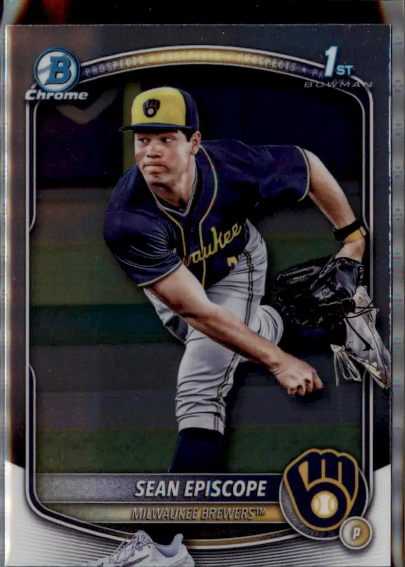 2025 Bowman Draft #BDC-149 Sean Episcope Chrome - (138) - Milwaukee Brewers