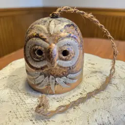 VTG Pottery Owl Hanging Art