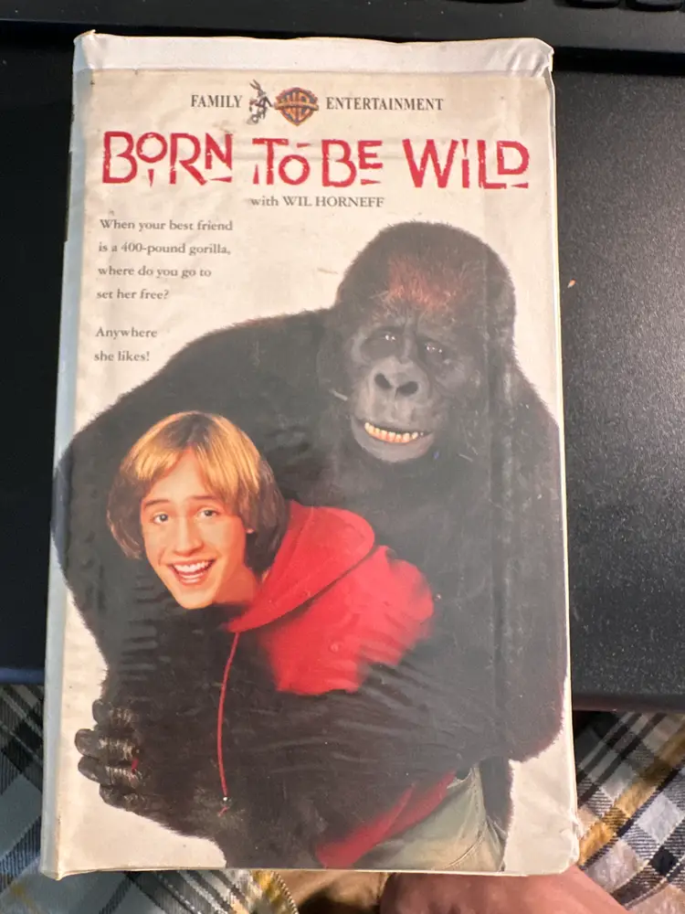 Relive the Adventure! Born to Be Wild (1995) Family Movie VHS Tape