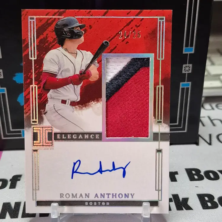2024 Impeccable Roman Anthony 3 Color RPA #3 Prospect Red Sox